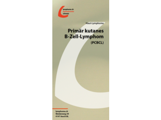 lymphome.ch Flyer Primär kutanes B-Zell-Lymphom (PCBCL) - Actuellement disponible uniquement en allemand, la version française suivra bientôt.