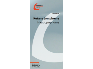 lymphome.ch Flyer Kutane Lymphome - Actuellement disponible uniquement en allemand, la version française suivra bientôt.