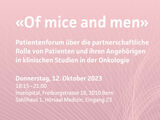 «Of mice and men» – Patientenforum