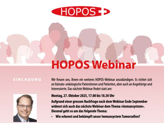 HOPOS Webinar – Aufbau und Funktion des Immunsystems Folgewebinar