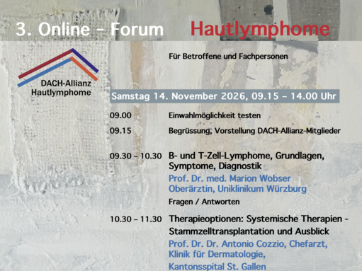 Online-Forum Hautlymphome